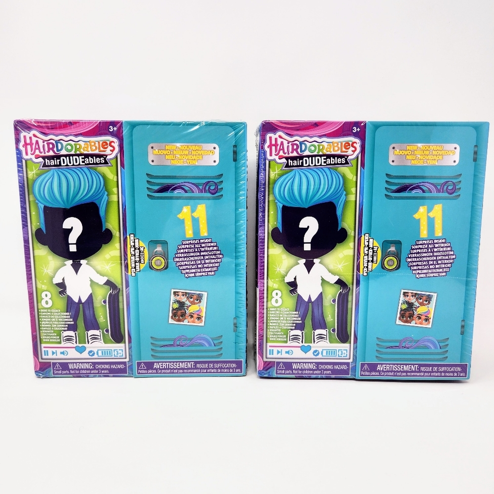 HairDUDEables Series 3, Hairdorables Surprise Collectible Dolls, Styles May Vary